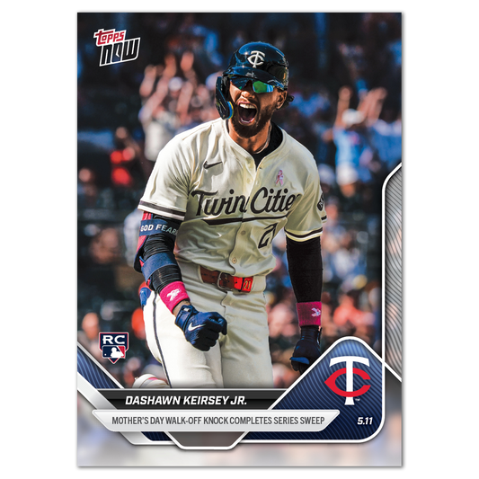 DaShawn Keirsey Jr. - 2025 MLB Topps NOW® - Card 166