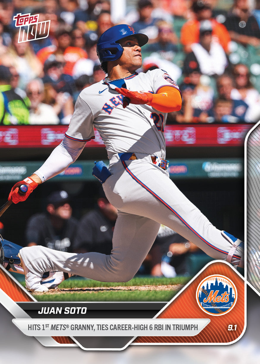 Juan Soto - 2025 MLB Topps NOW® - Card 642