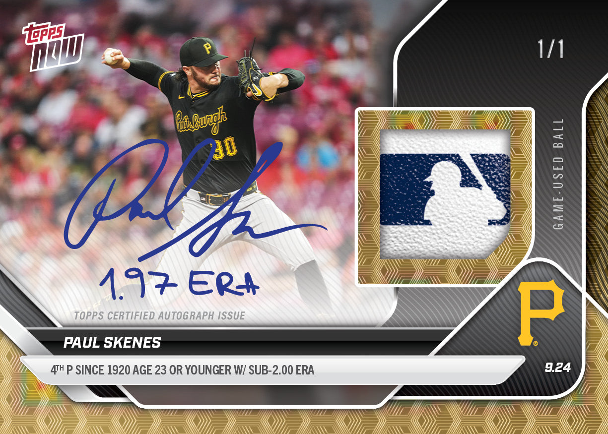 Paul Skenes - 2025 MLB Topps NOW® - Card 763