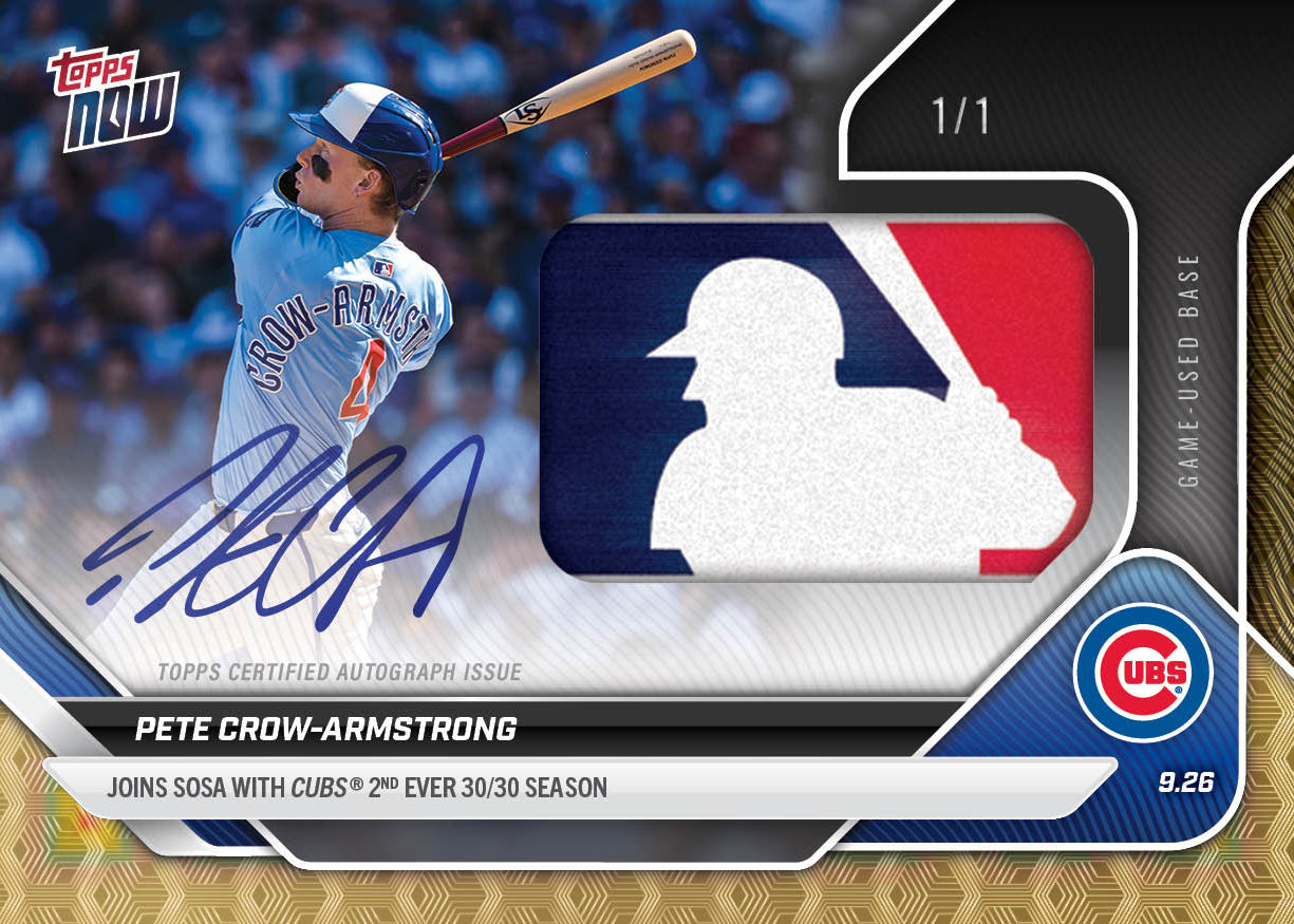 Pete Crow-Armstrong - 2025 MLB Topps NOW® - Card 775