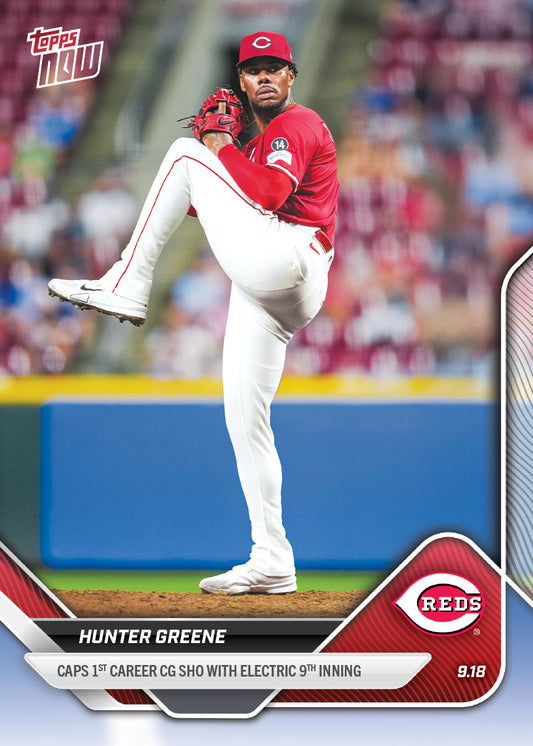 Hunter Greene - 2025 MLB Topps NOW® - Card 728