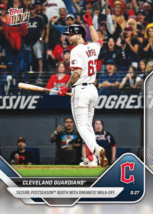Cleveland Guardians - 2025 MLB Topps NOW® - Card 784
