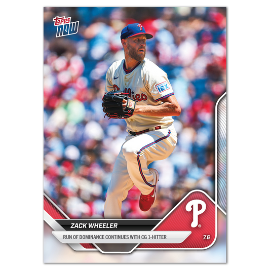 Zack Wheeler - 2025 MLB Topps NOW® - Card 392