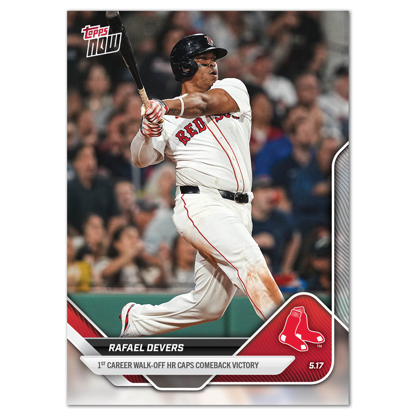 Rafael Devers - 2025 MLB Topps NOW® - Card 189