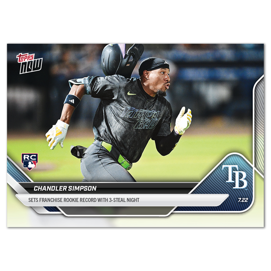 Chandler Simpson - 2025 MLB Topps NOW® - Card 451