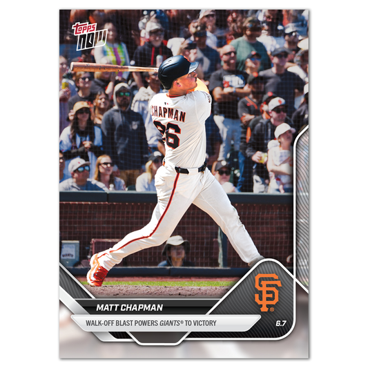 Matt Chapman - 2025 MLB Topps NOW® - Card 268