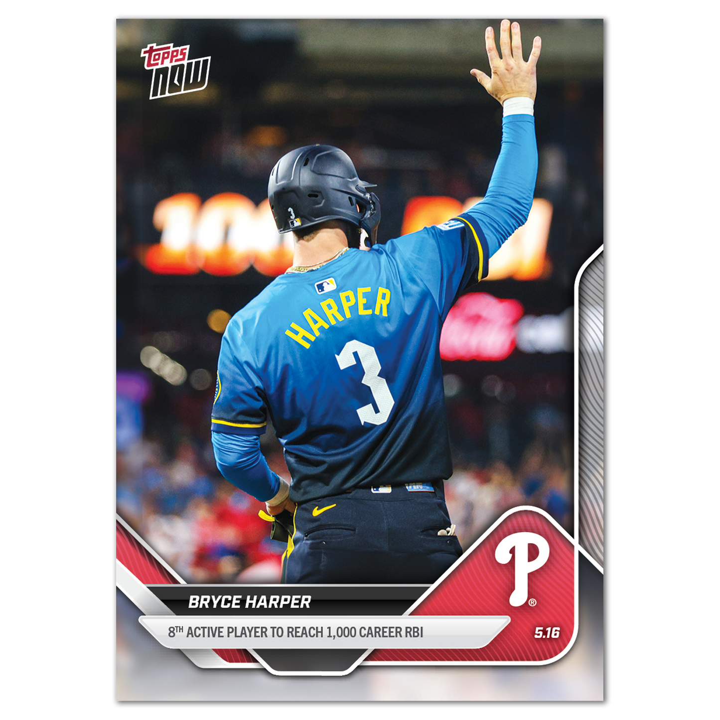 Bryce Harper - 2025 MLB Topps NOW® - Card 187 - LOOK FOR AUTOS