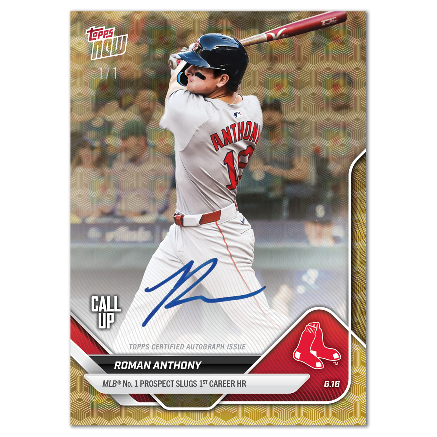 Roman Anthony - 2025 MLB Topps NOW® - Card 305 - LOOK FOR AUTOS