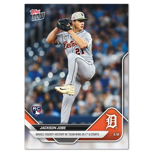 Jackson Jobe - 2025 MLB Topps NOW® - Card 192