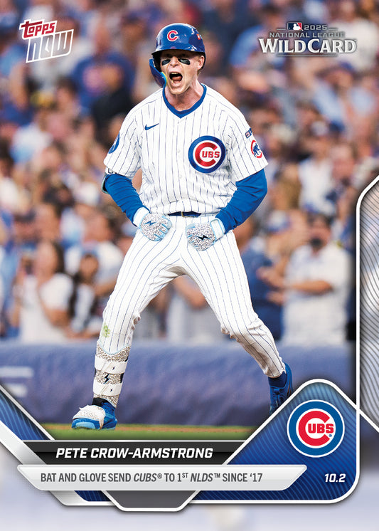 Pete Crow-Armstrong - 2025 MLB Topps NOW® - Card 814