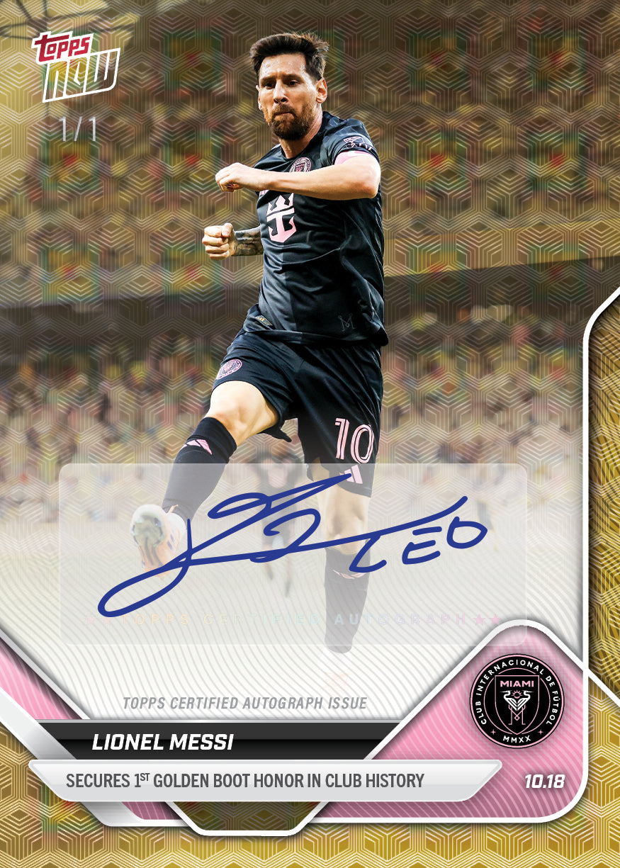 Lionel Messi - 2025 MLS Topps NOW® - Card 115