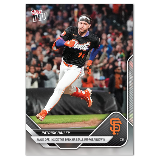 Patrick Bailey - 2025 MLB Topps NOW® - Card 404