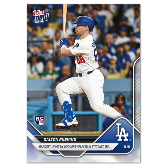 Dalton Rushing - 2025 MLB Topps NOW® - Card 183