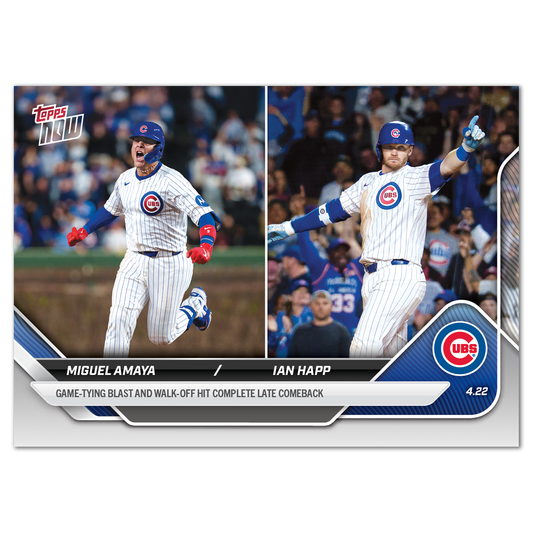 Miguel Amaya/Ian Happ - 2025 MLB Topps NOW® - Card 98