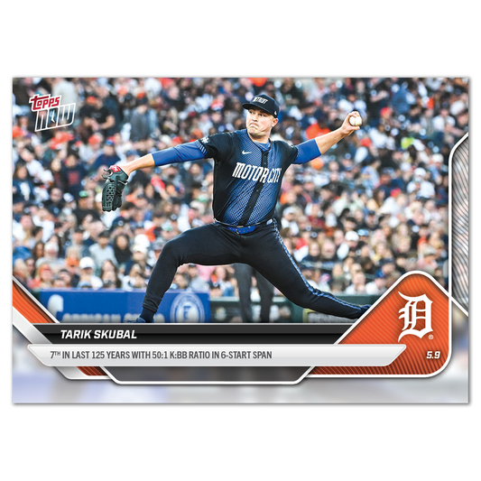 Tarik Skubal - 2025 MLB Topps NOW® - Card 158