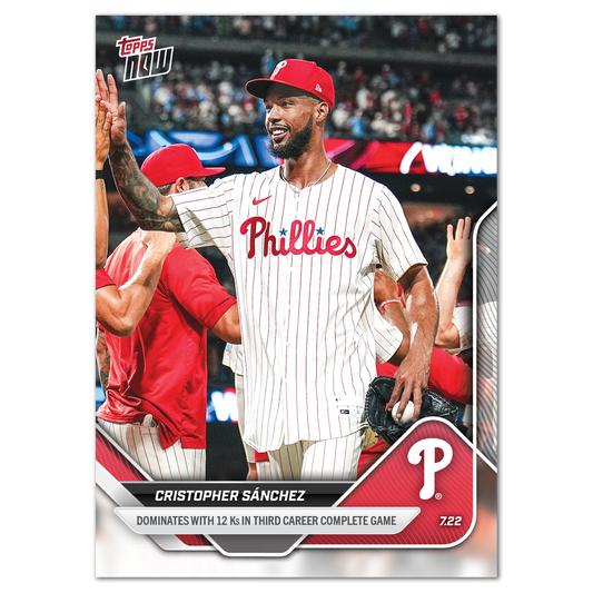 Cristopher Sánchez - 2025 MLB Topps NOW® - Card 450