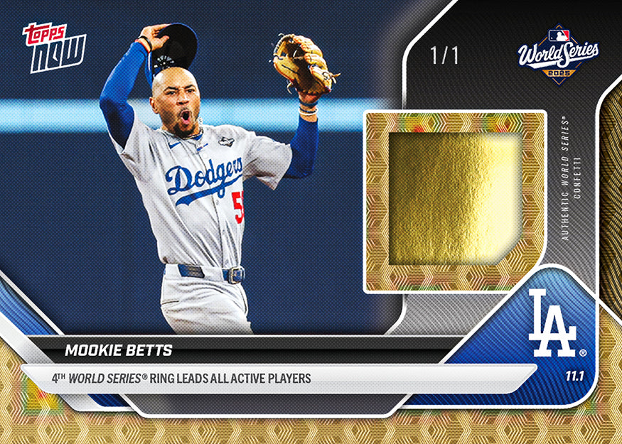 Mookie Betts - 2025 MLB Topps NOW® - Card 928