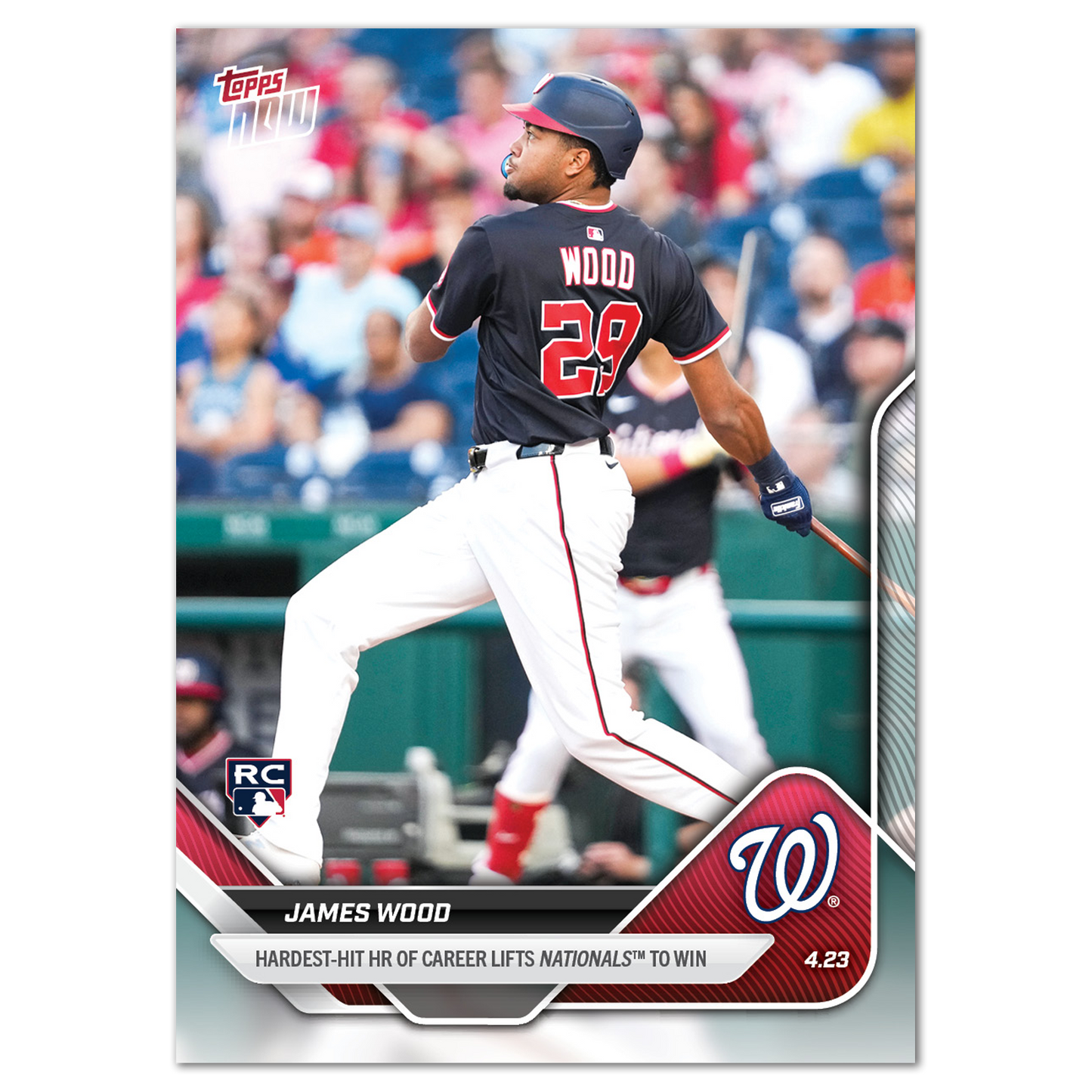 James Wood - 2025 MLB Topps NOW® - Card 100