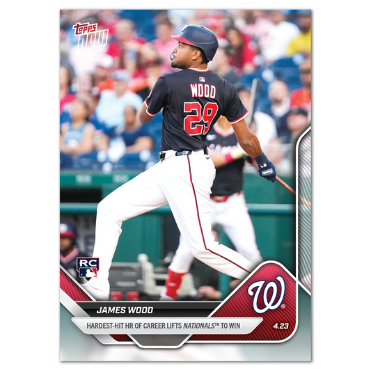 James Wood - 2025 MLB Topps NOW® - Card 100
