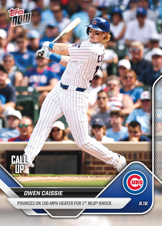 Owen Caissie - 2025 MLB Topps NOW® - Card 574
