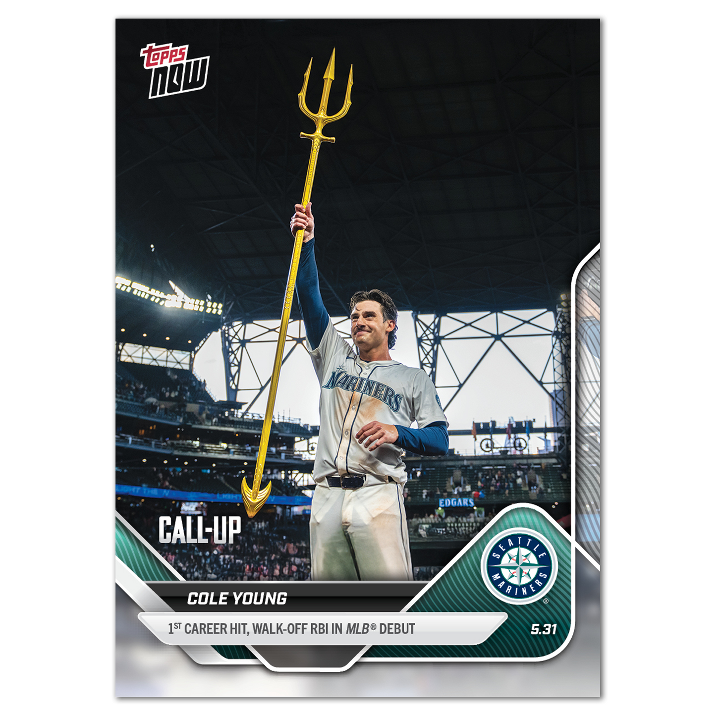 Cole Young - 2025 MLB Topps NOW® - Card 243