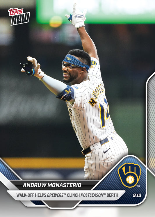 Andruw Monasterio - 2025 MLB Topps NOW® - Card 708