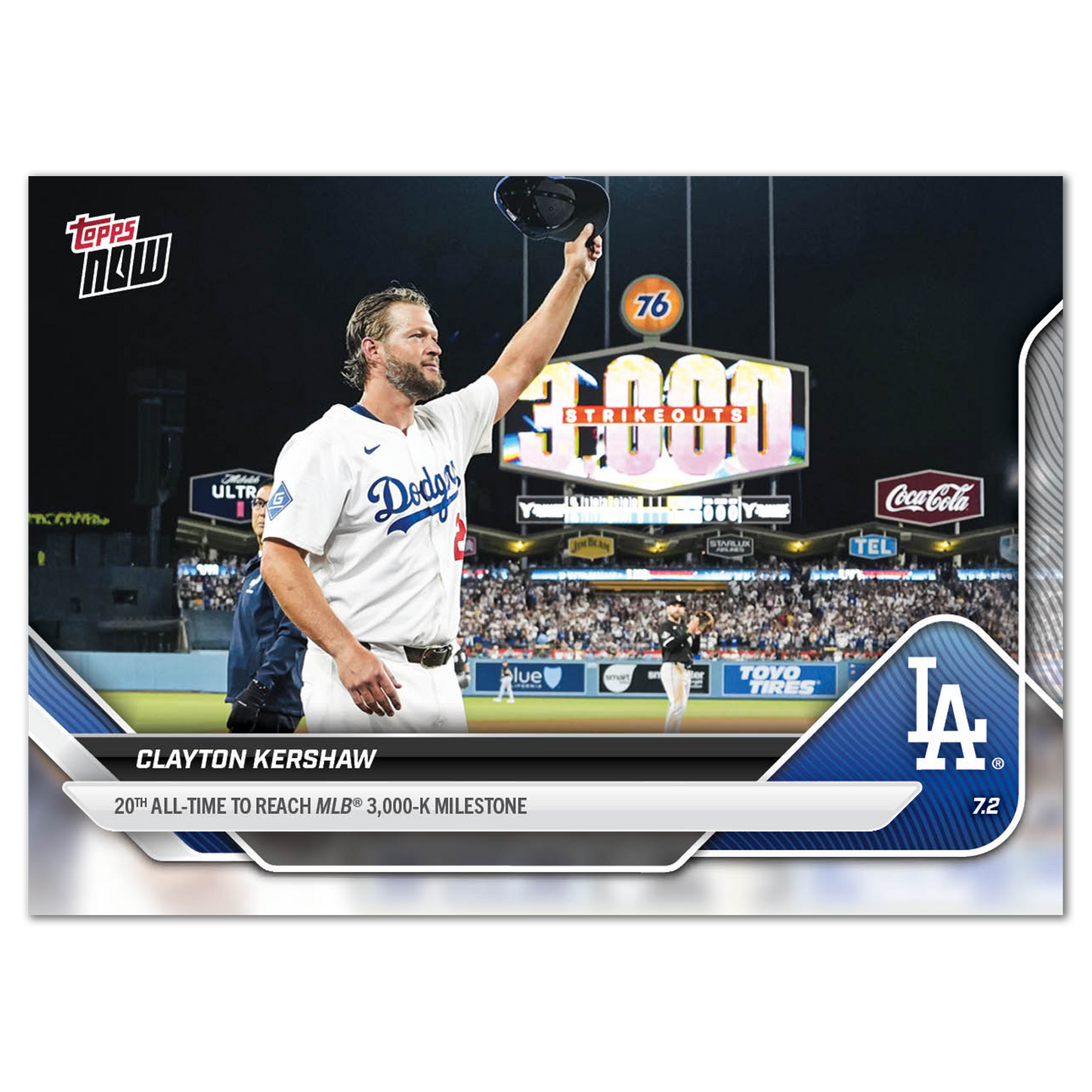 Clayton Kershaw - 2025 MLB Topps NOW® - Card 373 - LOOK FOR RELICS, AUTOS & AUTO-RELIC
