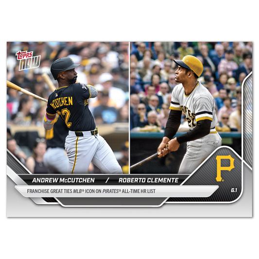 Andrew McCutchen / Roberto Clemente - 2025 MLB Topps NOW® - Card 247