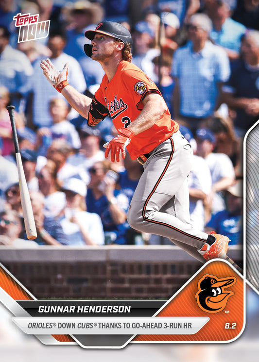 Gunnar Henderson - 2025 MLB Topps NOW® - Card 503