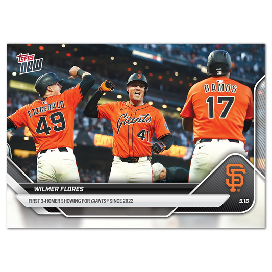 Wilmer Flores - 2025 MLB Topps NOW® - Card 188