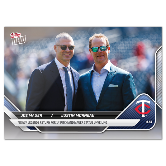 Joe Mauer/Justin Morneau - 2025 MLB Topps NOW® - Card 68