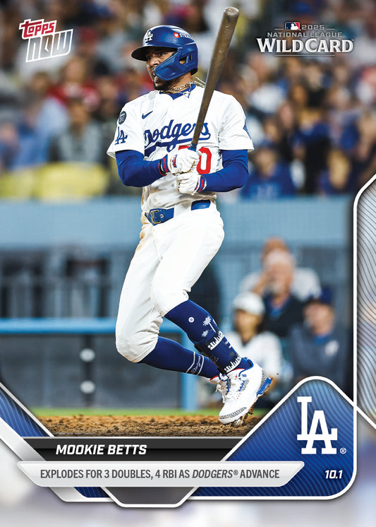 Mookie Betts - 2025 MLB Topps NOW® - Card 811
