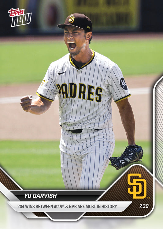Yu Darvish - 2025 MLB Topps NOW® - Card 489