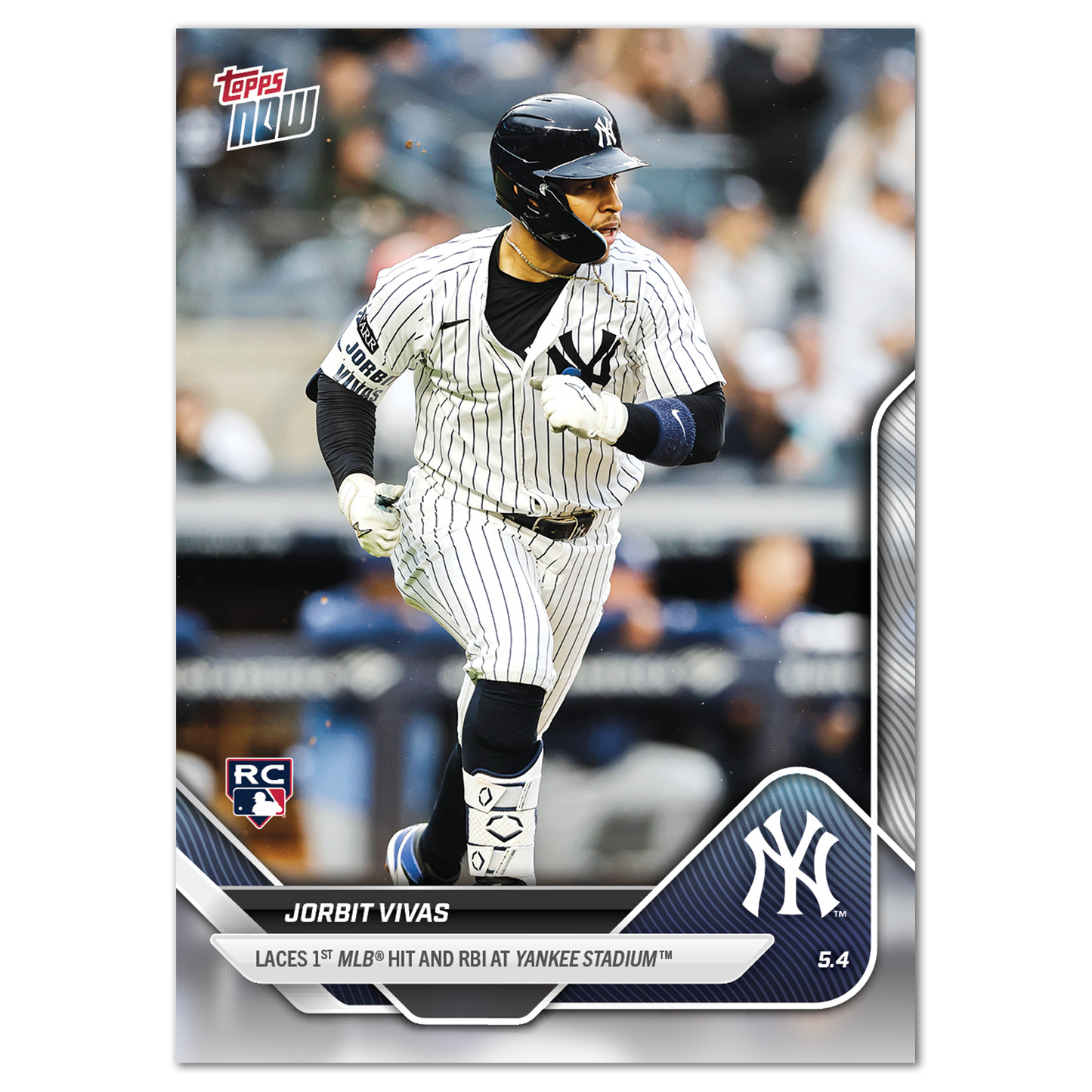 Jorbit Vivas - 2025 MLB Topps NOW® - Card 140