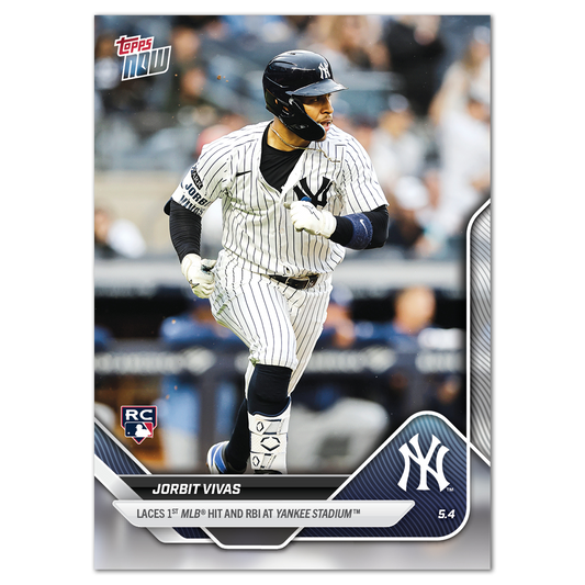 Jorbit Vivas - 2025 MLB Topps NOW® - Card 140