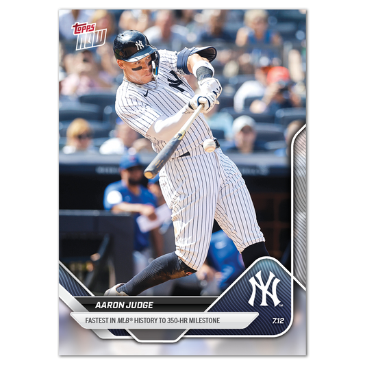 Aaron Judge - 2025 MLB Topps NOW® - Card 416 - LOOK FOR AUTOS