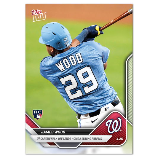 James Wood - 2025 MLB Topps NOW® - Card 106