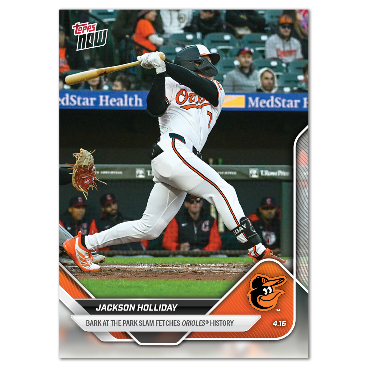 Jackson Holliday - 2025 MLB Topps NOW® - Card 74