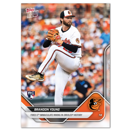 Brandon Young - 2025 MLB Topps NOW® - Card 405