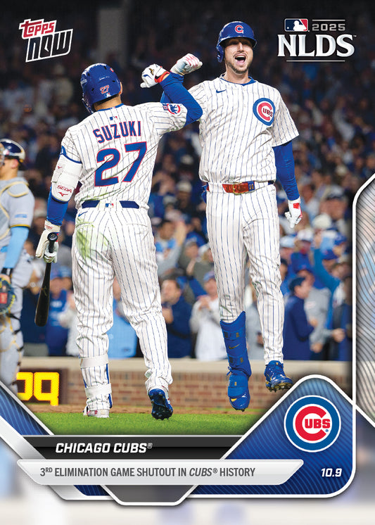Chicago Cubs - 2025 MLB Topps NOW® - Card 849