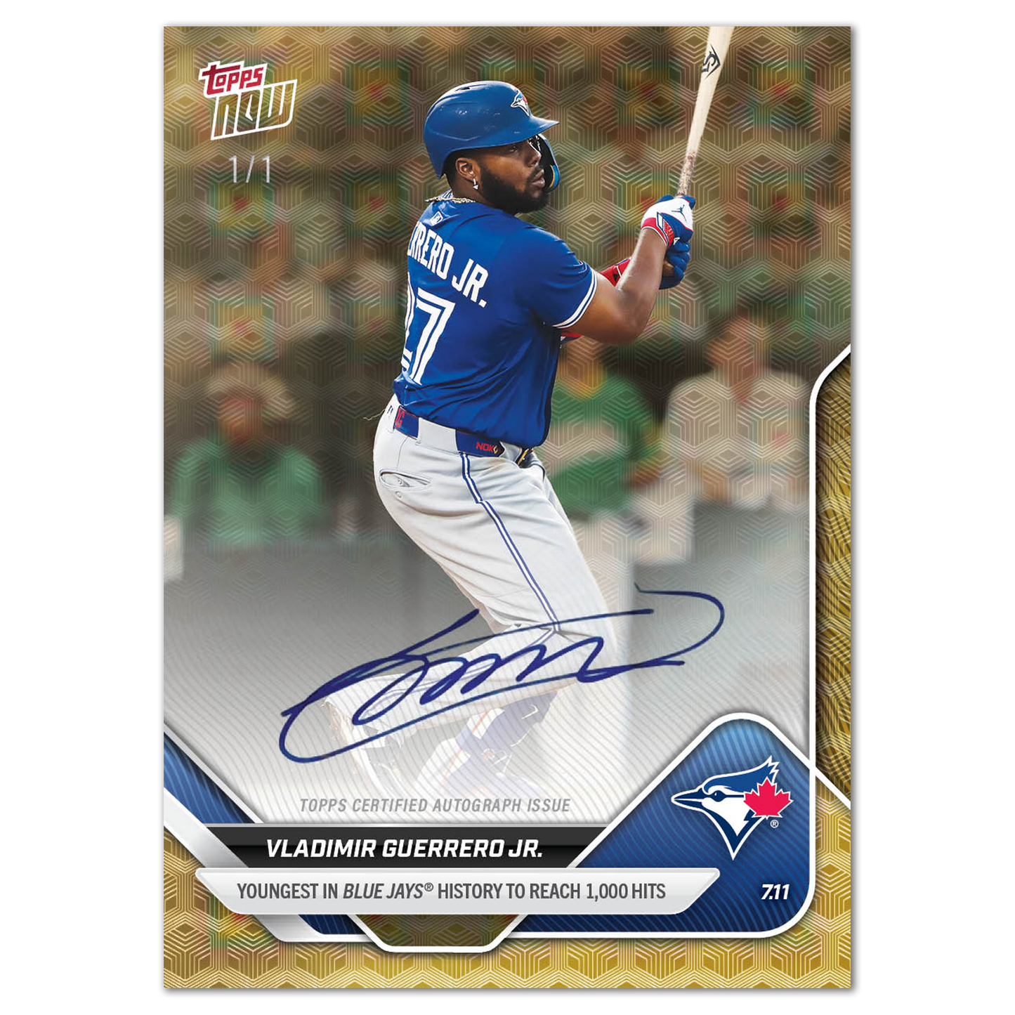 Vladimir Guerrero Jr. - 2025 MLB Topps NOW® - Card 415 - LOOK FOR AUTOS