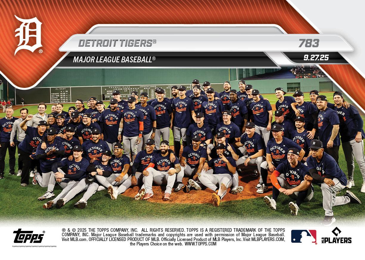 Detroit Tigers - 2025 MLB Topps NOW® - Card 783