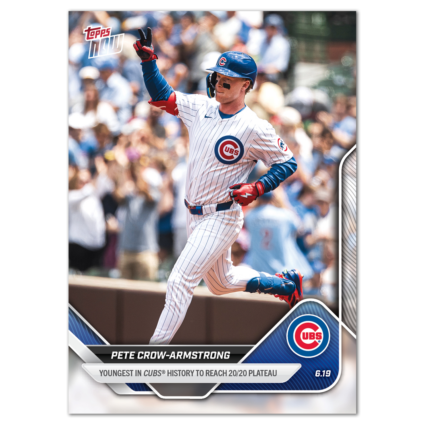 Pete Crow-Armstrong - 2025 MLB Topps NOW® - Card 319 - LOOK FOR AUTOS