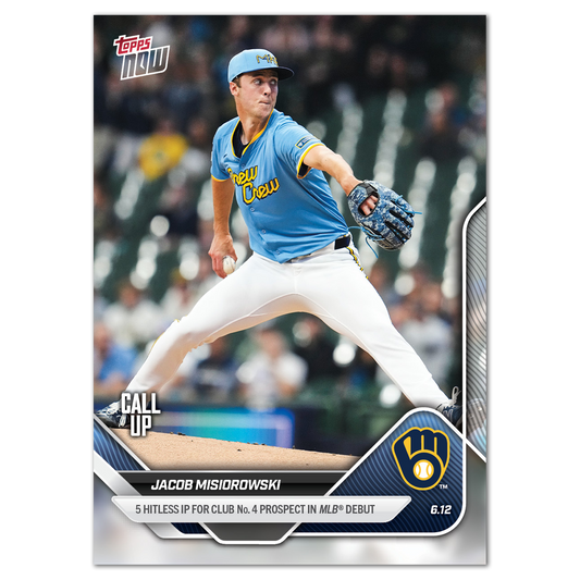 Jacob Misiorowski - 2025 MLB Topps NOW® - Card 291