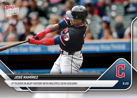 José Ramírez - 2025 MLB Topps NOW® - Card 738