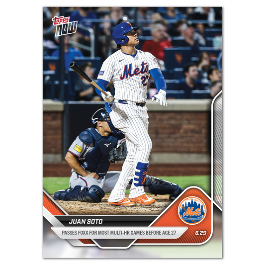 Juan Soto - 2025 MLB Topps NOW® - Card 351 - LOOK FOR AUTOS