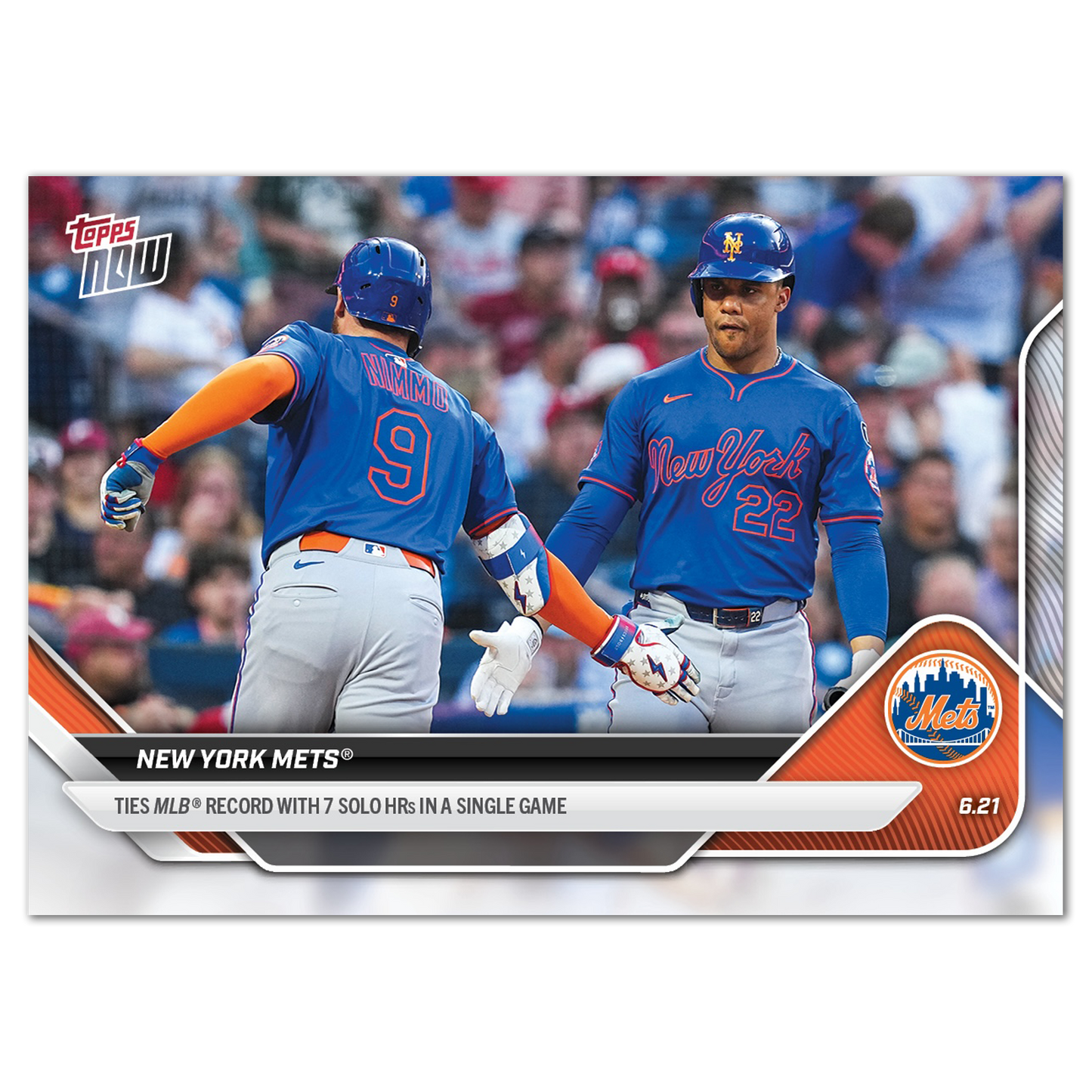 New York Mets - 2025 MLB Topps NOW® - Card 333