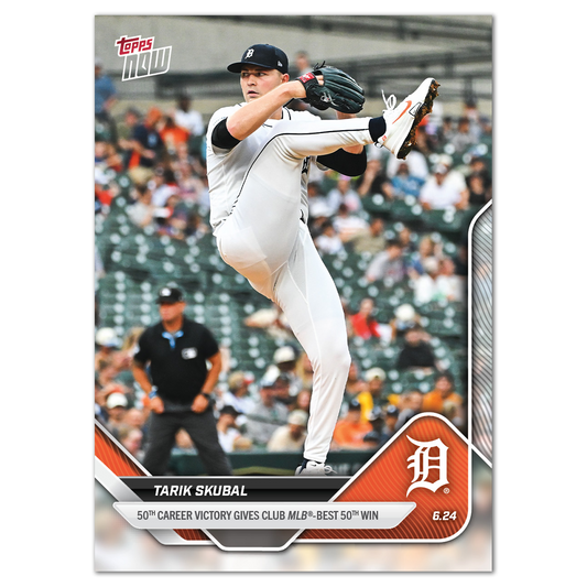 Tarik Skubal - 2025 MLB Topps NOW® - Card 344