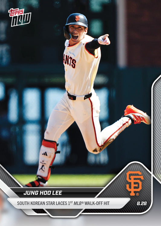 Jung Hoo Lee - 2025 MLB Topps NOW® - Card 624