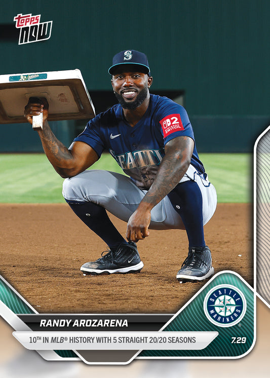 Randy Arozarena - 2025 MLB Topps NOW® - Card 487